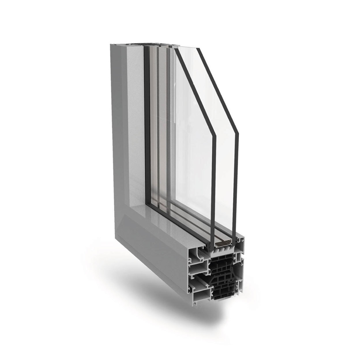 Ecoslim 72 | Casement windows alluminium Merla SpA
